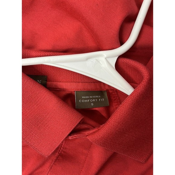 J Hilburn Polo Mens Size Small S Red Comfort Fit - Excellent Condition & Clean! - Picture 3 of 13